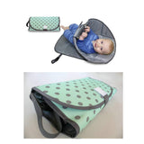 Baby Mat-  Matelas à Langer "Mains Propres" 3 en 1 Accessoires Bébé Bleu - BIENTÔT ÉPUISÉ - Parents Sereins