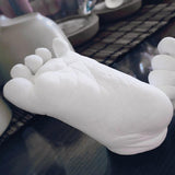 BABY SCULPT - Kit de Moulage d'Empreintes de Pieds et Mains pour Bébé Souvenir Bébé 100g / 100g (1 moulage / Pied ou Main) - Parents Sereins