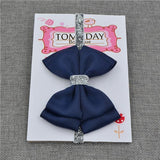 Bandeau Élastique Noeud Papillon Accessoires Enfant Bleu Marine / Taille Unique - Parents Sereins