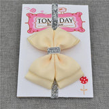 Bandeau Élastique Noeud Papillon Accessoires Enfant Jaune / Taille Unique - Parents Sereins