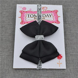 Bandeau Élastique Noeud Papillon Accessoires Enfant Noir / Taille Unique - Parents Sereins