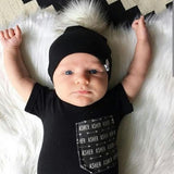 BEABY - Bonnet avec Pompon pour Bébé Accessoires Enfant Gris Foncé - Pompon Gris - Parents Sereins