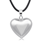 Bola de Grossesse - Coeur - Argent Bola de Grossesse - Collier de Maternité 80 cm - Parents Sereins