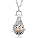 Bola de Grossesse - Goutte - Argent Bola de Grossesse - Collier de Maternité Orange / 80 cm - Parents Sereins