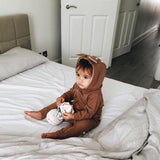 Combinaison Faon Bambaby Pyjama - Combinaison - Vêtements Enfants GRIS / 3M - Parents Sereins