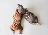 Combinaison Faon Bambaby Pyjama - Combinaison - Vêtements Enfants GRIS / 3M - Parents Sereins