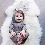 Combinaison Lapin Buby Pyjama - Combinaison - Vêtements Enfants GRIS / 0 à 3 mois - Parents Sereins