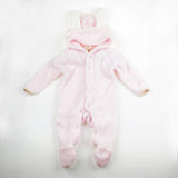 Combinaison Nounours en Peluche Pyjama - Combinaison - Vêtements Enfants Rose / 0 à 3 mois - Parents Sereins
