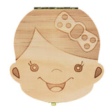 DENTY - Boîte à Dents de Lait Souvenir Bébé Fille - Bois - Parents Sereins