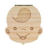 DENTY - Boîte à Dents de Lait Souvenir Bébé Garçon - Bois - Parents Sereins