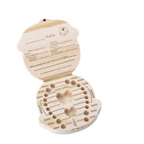 DENTY - Boîte à Dents de Lait Souvenir Bébé Garçon - Bois - Parents Sereins