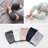 Genouillères Anti-Dérapantes Pour Bébé - Kneeby Accessoires Bébé GRIS - Parents Sereins