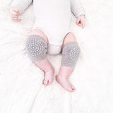 Genouillères Anti-Dérapantes Pour Bébé - Kneeby Accessoires Bébé GRIS - Parents Sereins