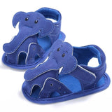 HÉRALD - Sandales Éléphant pour Enfant Chaussures Bébé Bleu / 6M - Parents Sereins