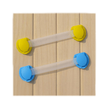 Lot de 10 bloque-placard/tiroir à glissière Sécurité Enfant Blanc 15 cm - Parents Sereins