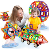 MAGNETY - Blocs de Construction Magnétiques Jouet Enfant 110 pièces - PACK BASIQUE - Parents Sereins