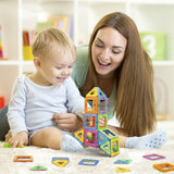 MAGNETY - Blocs de Construction Magnétiques Jouet Enfant 110 pièces - PACK BASIQUE - Parents Sereins