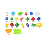 MARBLY RUN ™ (2019) Circuit de Course de Billes à Construire (compatible Lego et Duplo) - Parents Sereins