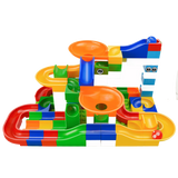 Marbly Run - Circuit de Billes à Construire (compatible Lego et Duplo) Jouet Enfant 52 pièces - PACK BASIQUE - Parents Sereins
