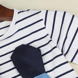 MICY - Robe Marinière en Denim Vêtements Enfant Manches Longues / 2-3 ans - Parents Sereins