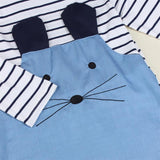 MICY - Robe Marinière en Denim Vêtements Enfant Manches Longues / 2-3 ans - Parents Sereins