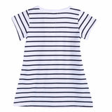 MICY - Robe Marinière en Denim Vêtements Enfant Manches Longues / 2-3 ans - Parents Sereins