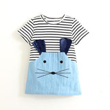 MICY - Robe Marinière en Denim Vêtements Enfant Manches Longues / 2-3 ans - Parents Sereins