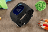 Montre GPS pour enfant avec écran noir & blanc Montre GPS Enfant Noir - Parents Sereins