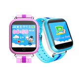 Montre GPS pour enfant avec écran tactile couleur & jeux d'apprentissage Montre GPS Enfant Rose avec film de protection / Alphabet Latin - Parents Sereins