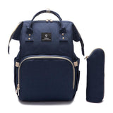 My Baby Bag 2.0 - Sac à Dos de Maternité Multi-fonctions USB Sac de Maternité Bleu Foncé - Parents Sereins