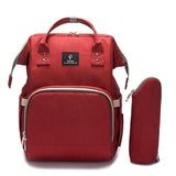 My Baby Bag 2.0 - Sac à Dos de Maternité Multi-fonctions USB Sac de Maternité Rouge - Parents Sereins