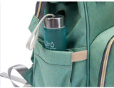 My Baby Bag 2.0 - Sac à Dos de Maternité Multi-fonctions USB Sac de Maternité Vert - Bientôt Épuisé - Parents Sereins