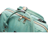 My Baby Bag 2.0 - Sac à Dos de Maternité Multi-fonctions USB Sac de Maternité Vert - Bientôt Épuisé - Parents Sereins