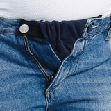 PantyFlex - Élargisseur de Pantalon pour Grossesse Agrandisseur - Élargisseur - Elastique - Pantalon Grossesse Bleu Marine - Bientôt ÉPUISÉ - Parents Sereins