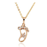 Pendentif BabyFeet Pendentif Colliers Pied de Bébé - Parents Sereins