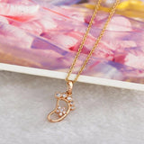 Pendentif BabyFeet Pendentif Colliers Pied de Bébé - Parents Sereins