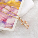 Pendentif BabyFeet Pendentif Colliers Pied de Bébé - Parents Sereins