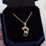 Pendentif BabyFeet Pendentif Colliers Pied de Bébé - Parents Sereins