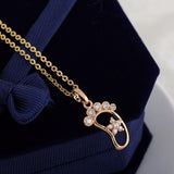 Pendentif BabyFeet Pendentif Colliers Pied de Bébé - Parents Sereins