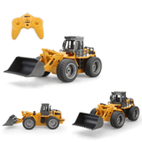 RC Duty - Bulldozer Radiocommandé Jouet - Véhicule de Chantier Radiocommandé - Parents Sereins