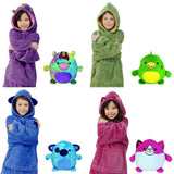 SNUGGLY PETS ™ 2 en 1 : Sweat & Peluche Animal - Parents Sereins