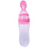 SQUEEZEAT™ - Cuillère à Presser avec Contenant Accessoires Enfant Bleu - BIENTÔT ÉPUISÉ - Parents Sereins