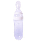 SQUEEZEAT™ - Cuillère à Presser avec Contenant Accessoires Enfant Bleu - BIENTÔT ÉPUISÉ - Parents Sereins