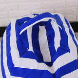 StuffSit - Pouf de Rangement pour Peluches Jouet Enfant M (1,4m) / Bleu (bientôt épuisé) - Parents Sereins