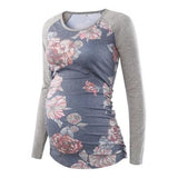 Tunique de Grossesse Tunique de Grossesse Floral (rose) - Raglan / S - Parents Sereins