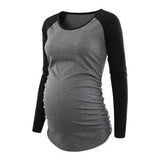 Tunique de Grossesse Tunique de Grossesse Gris - Raglan / S - Parents Sereins