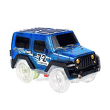 Voiture pour circuit lumineux Jouet Enfant Bleu - Parents Sereins